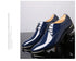 Elegant Oxford Dress Shoes for Men - Luxurious Patent Leather Formal Footwear for Weddings and Office Events, Sizes 38-48, Soft Rubber Outsole and Pointed Toe Design